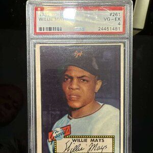 Mays baseball card